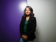 Irene de Miguel, candidata de Unidas por Extremadura a la Presidencia de la Junta, la semana pasada en Mérida.