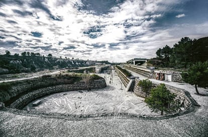 El cementiri d'Igualada, obra d'Enric Miralles.