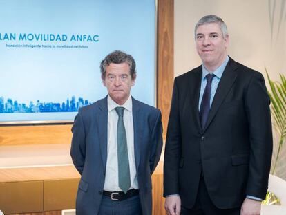 Mario Armero (izquierda) y José Vicente de los Mozos (derecha), vicepresidente y presidente de Anfac, respectivamente.