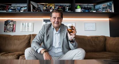 Ignacio Rivera, consejero delegado de Estrella Galicia, en su despacho en A Coruña.