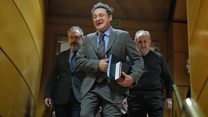 El fiscal general del Estado, Álvaro García Ortiz, en el Senado.