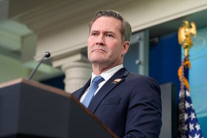 El consejero de Seguridad Nacional, Mike Waltz, el martes en Washington.