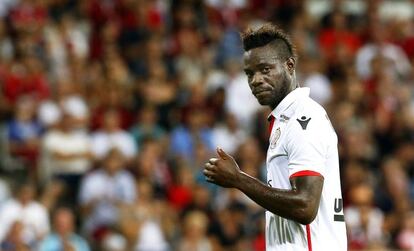 Balotelli, en la ida del Niza-Ajax.