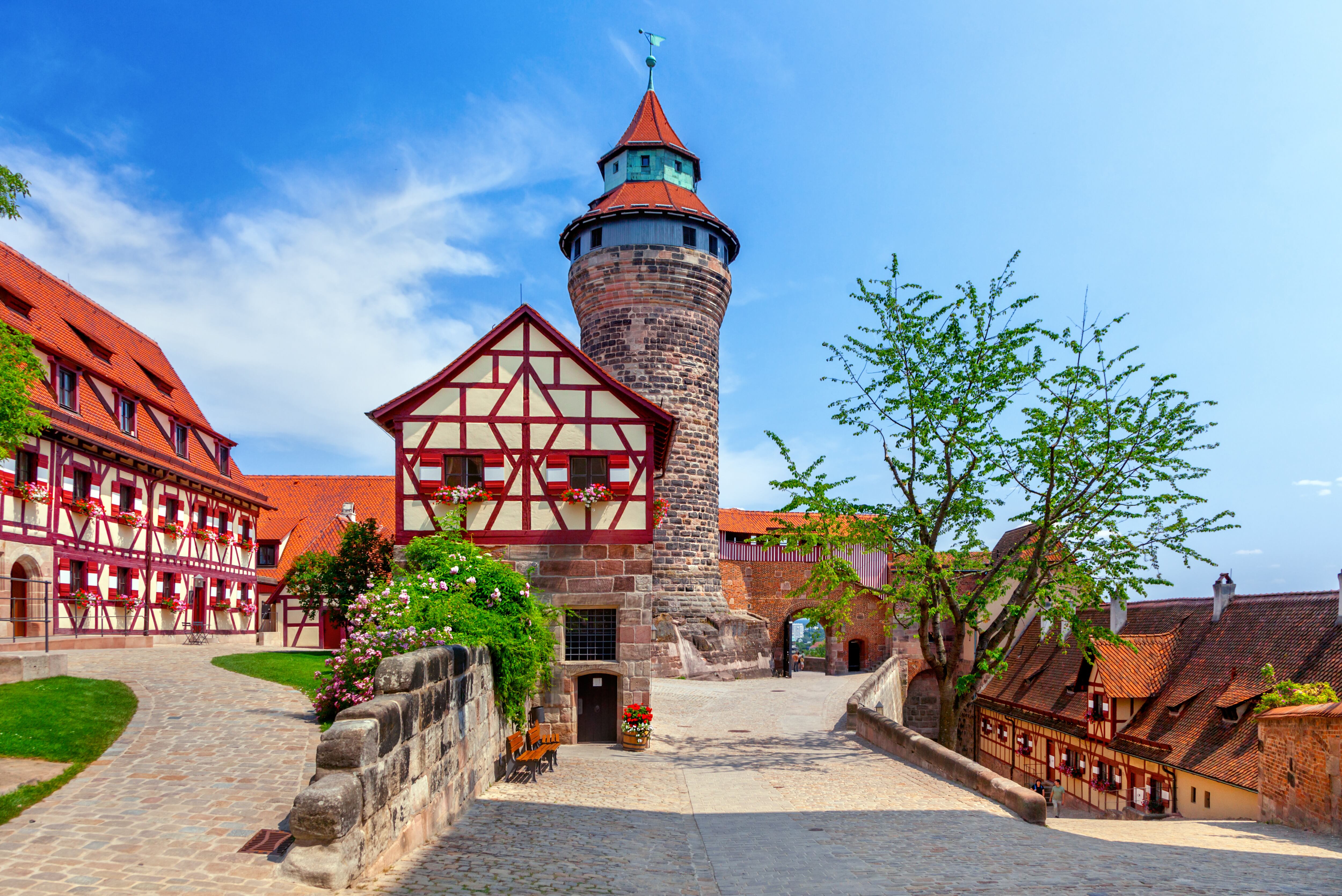 La torre Sinwell en el castillo de Núremberg.