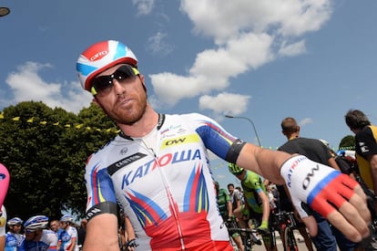 Luca Paoline en una etapa del último Tour de Francia.