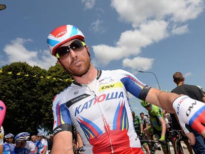 Luca Paoline en una etapa del &uacute;ltimo Tour de Francia. 