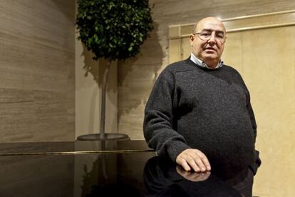 Roberto García, en un hotel de Santiago.