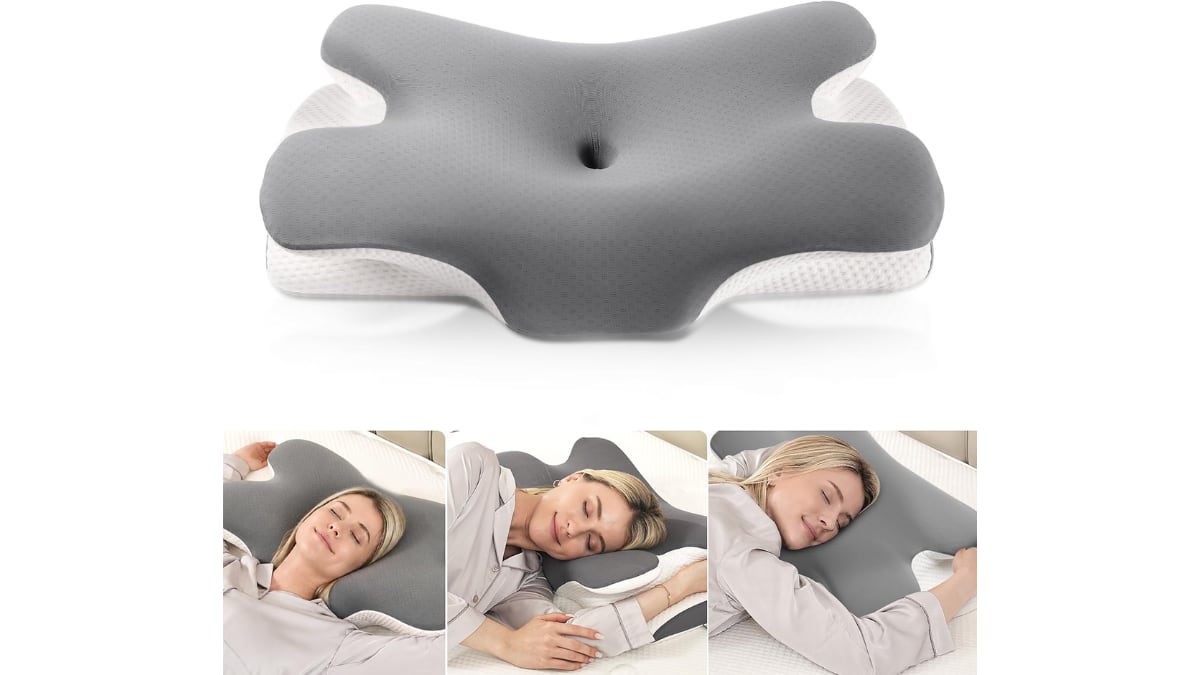 Almohada ergonómica para cervicales. 
