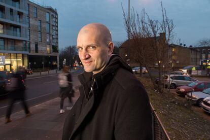 El escritor China Miéville, en Londres.