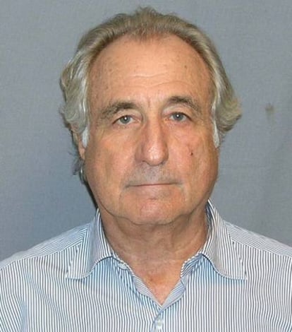 Fotografía de la ficha policial de Bernard Madoff, de marzo de 2009.