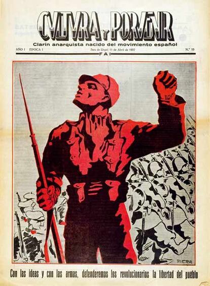 Número de la revista anarquista <i>Cultura y Porvenir</i> del 11 de abril de 1937.