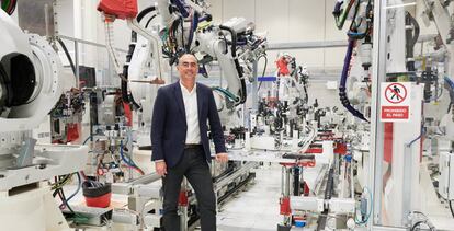 René González en el laboratorio de Bizkaia.