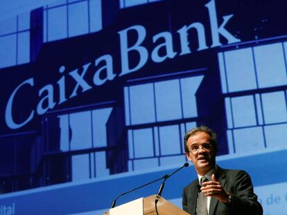 El presidente de CaixaBank, Jordi Gual