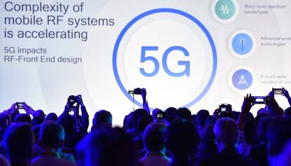 Presentaci&oacute;n de un proyecto 5G en Las Vegas esta semana.