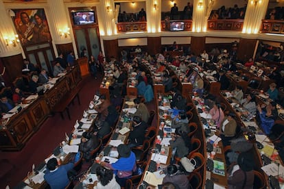 Asamblea Legislativa en La Paz. 