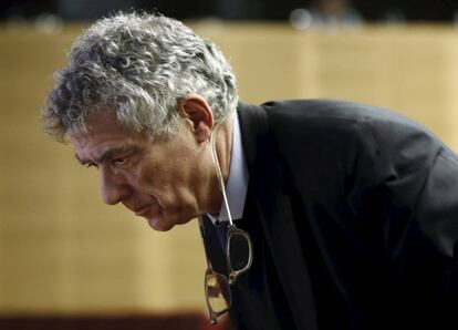 Villar, durante un Comité Ejecutivo de UEFA.
