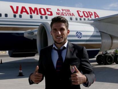 Carriço antes de volar hacia Turín