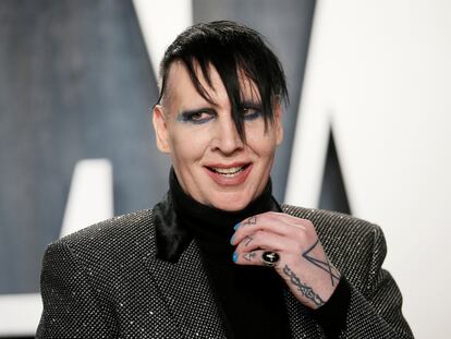 Marilyn Manson, en la fiesta del Oscar organizada por la revista 'Vanity Fair' en febrero pasado.