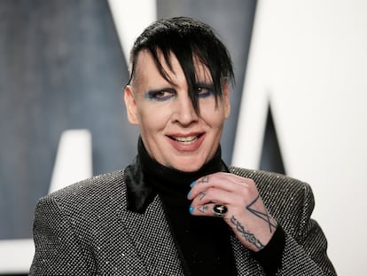 Marilyn Manson, en la fiesta del Oscar organizada por la revista 'Vanity Fair' en febrero pasado.