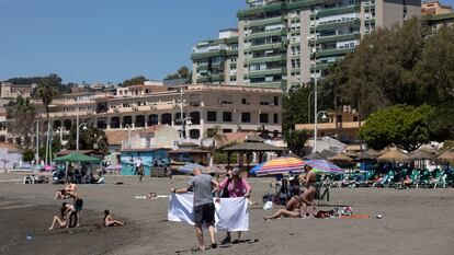 Barriada de El Palo, en Málaga.