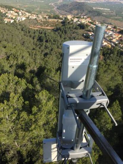 Solución técnica para llevar Internet a zonas rurales.
