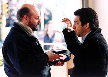 Juan José Campanella (izquierda) y Ricardo Darín.