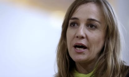 Tania Sánchez, aquest dimarts a Madrid.