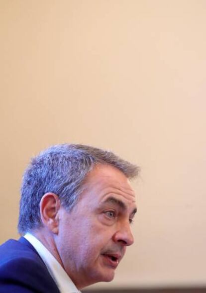 José Luis Rodríguez Zapatero, este julio.