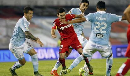 Partido entre Celta y Getafe este viernes.