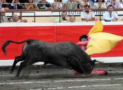 Juan José Padilla, con el cuarto toro de la tarde.