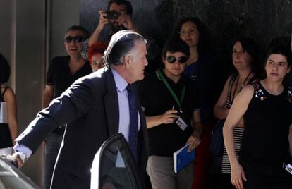 Bárcenas, el día que fue ingresado en prisión.