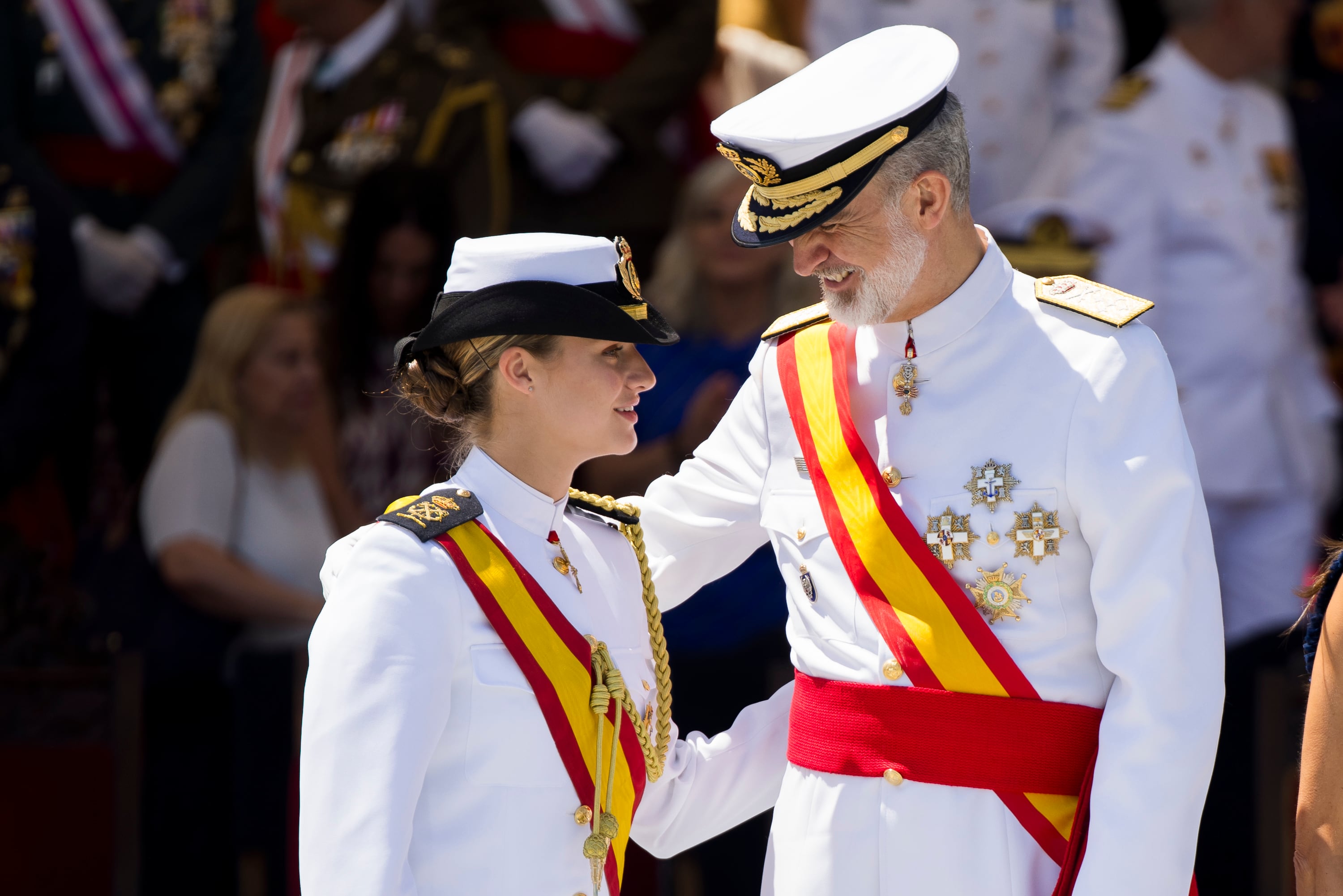 Leonor recibe la Gran Cruz del Mérito Naval, el tercer honor que cosecha en Galicia