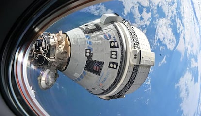 Imagen de la Boeing Starliner lanzado por la NASA en el espacio