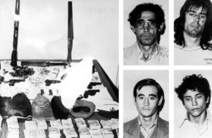 Cuatro de los 45 fugitivos que se escaparon de La Modelo, en 1978