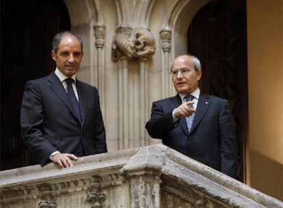 Francisco Camps y Montilla, en el Palau de la Generalitat valenciana.