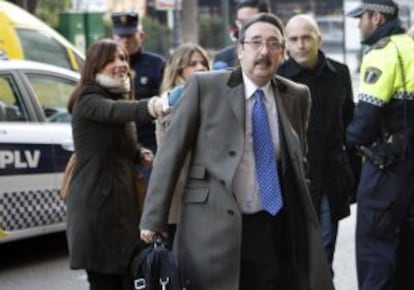 El sastre, José Tomás, el día de su declaración.