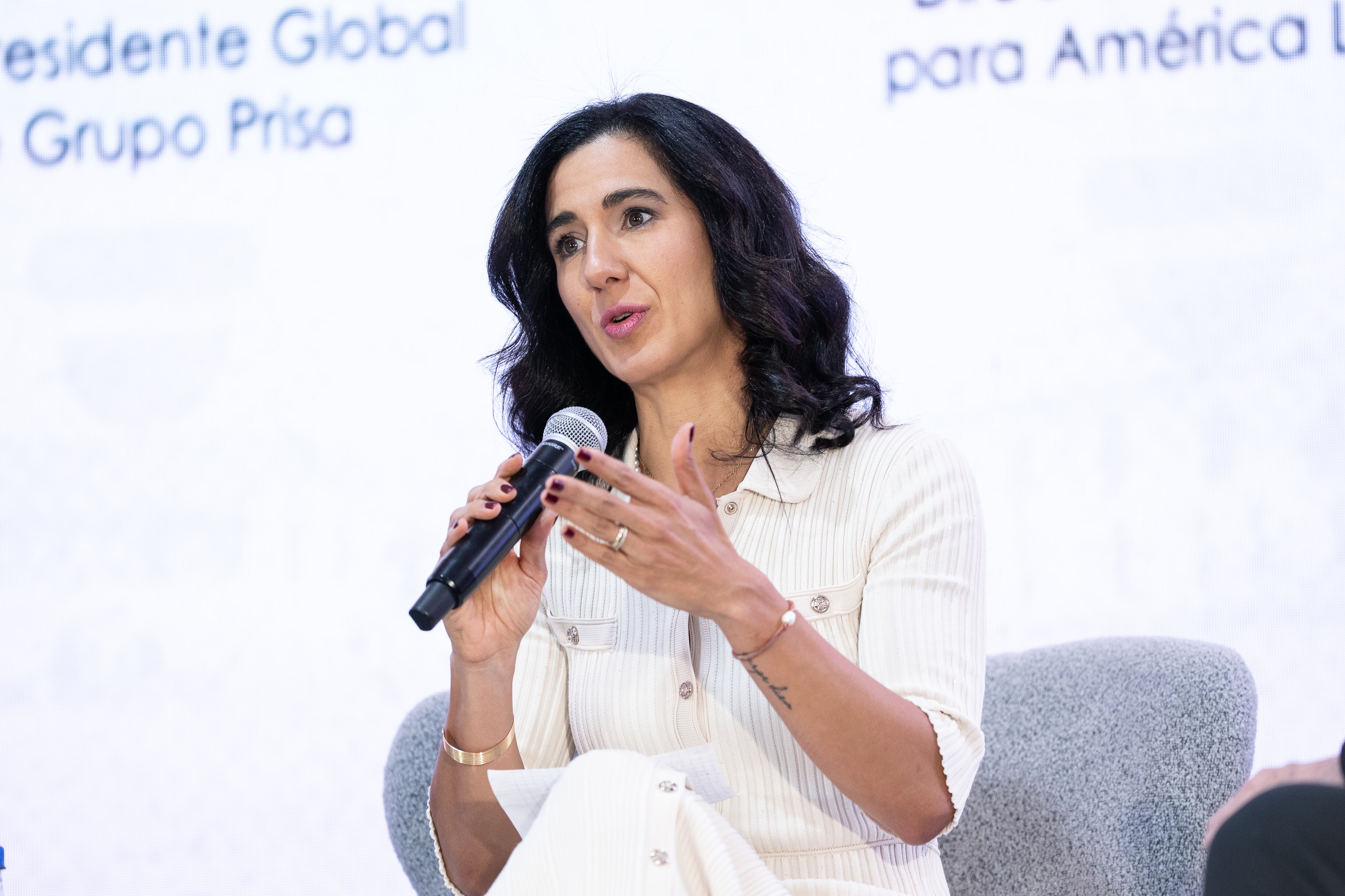 Michelle Muschett, en Villa de Leyva, este viernes.