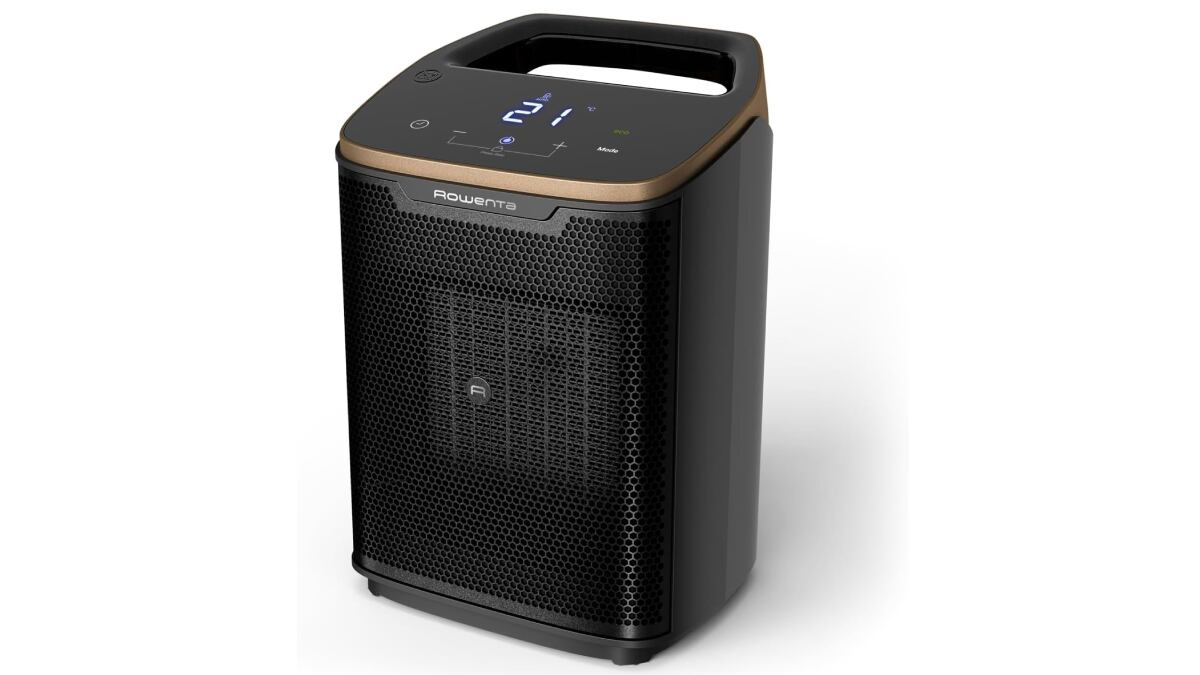 Calefactor portátil con tecnología cerámica, de Rowenta.