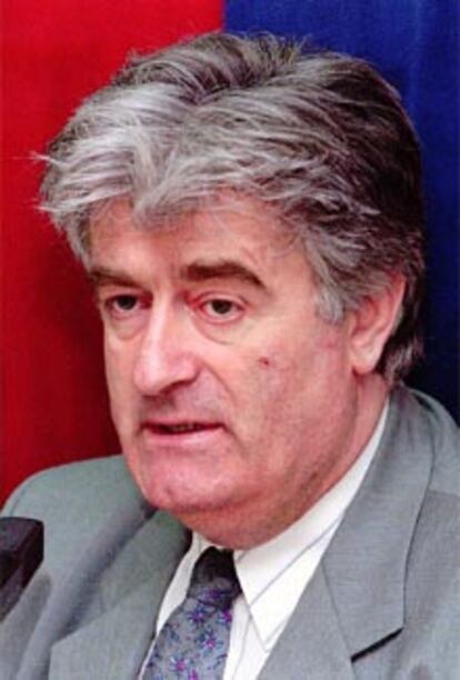 EL líder serbobosnio de Radovan Karadzic, en una imagen de archivo