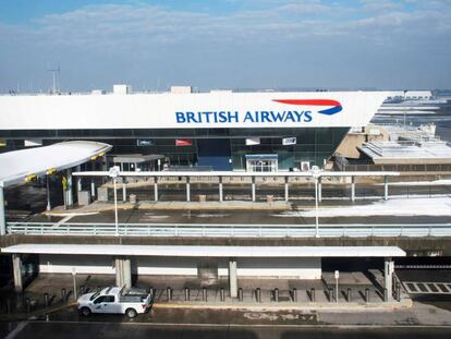 Terminal de British Airways en el aeropuerto JFK de Nueva York.