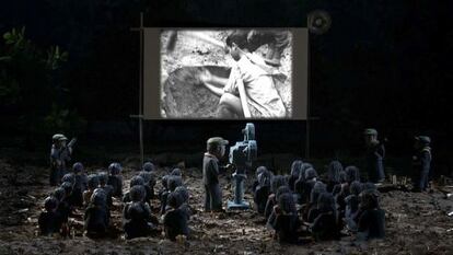 Fotograma de la pel&iacute;cula &#039;La imagen perdida&#039;, que recurre a mu&ntilde;ecos animados para contar el genocidio de Camboya.