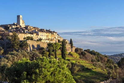 La villa medieval de Saint Paul de Vence (Francia).