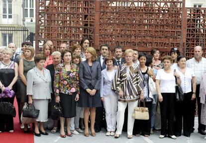 Homenaje a las víctimas del terrorismo celebrado en el Parlamento en julio de 2010.