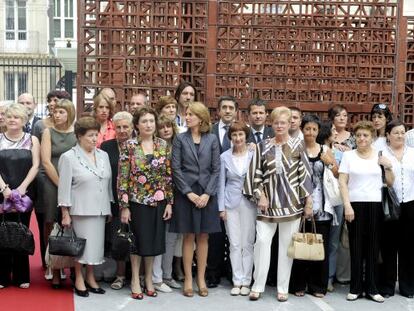 Homenaje a las víctimas del terrorismo celebrado en el Parlamento en julio de 2010.
