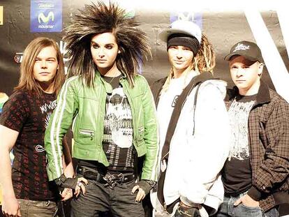 Los integrantes de Tokio Hotel.
