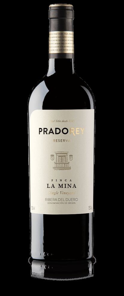  Es uno de los vinos clásicos de la bodega Prado Rey, anclada en la Ribera del Duero. Finca La Mina no se elabora en todas las añadas, sino solo en las excepcionales, aquellas que por su evolución garantizan un alto potencial y las cualidades para la larga crianza en barrica y botella del vino. Y la de 2017 reunía estas características. De color rojo cereza muy brillante, en nariz predomina la fruta roja compotada y la fruta negra madura, balsámico, especiado y ahumado. En boca tiene una entrada sedosa e interesantes taninos maduros de largo recorrido. Precio: 22 euros.