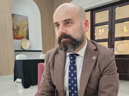 Sergio Oliva, portavoz de la Asociación Judicial Francisco de Vitoria.