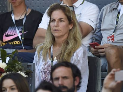 Arantxa Sánchez Vicario, en un partido de tenis.