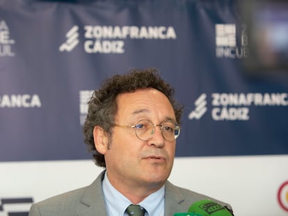El fiscal general del Estado, Álvaro García Ortiz, durante una visita el 6 de junio a Cádiz.