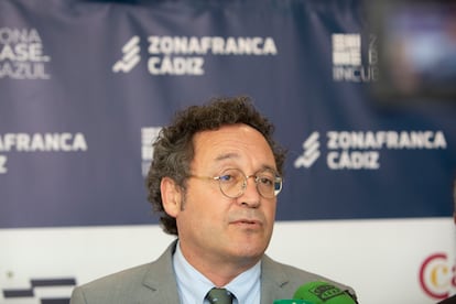 El fiscal general del Estado, Álvaro García Ortiz, durante una visita el 6 de junio a Cádiz.